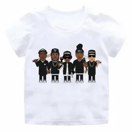 NWA Straight Outta Compt Grafikdruck T-Shirt Männer Frauen Fi Rundhals Kurzarm Plus Größe Unisex q5GQ #