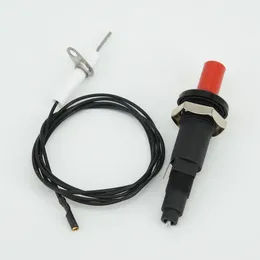 Ferramentas com piezo a cabo Spark Ignition Button Push Button Igniter para fornos a gás Campo universal ao ar livre Prático