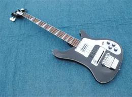 Factory Custom Black Body Electric Bass Guitar med Chrome Hardwarerosewood FingerboardProide Customized Services8996918