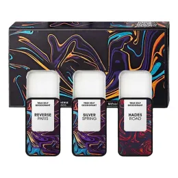 3pcs tragbare feste Parfüm -Set -Duft Frauen Männer balsam frisch natürlicher langlastender Deodorantkörper Antitrant umgekehrt Paris