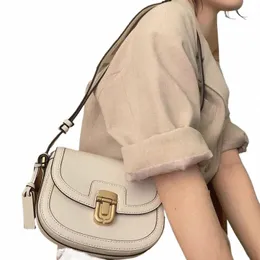 Coreano nicho marca feminina designer de luxo bolsa ombro alta qualidade couro senhora pequena sela saco feminino fi menger saco t1b7 #