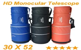 2021 Telescopio monoculare HD a doppio fuoco Obiettivo a pellicola verde 30x52 Cannocchiale da viaggio Zoom Telescopi monoculari Dispositivo esterno N4998905