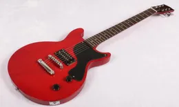 Pickup neri per chitarra elettrica rossa su misura Chitarra con corpo solido Chitarre realizzate in Cina 7074413