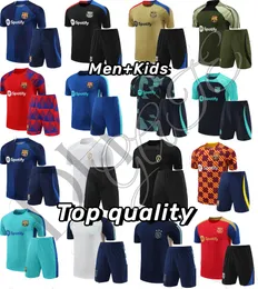 23 24 25PSGSS Мужские и детские футбольные спортивные костюмы Kit 2023 2024 Paris Mbappe Mens Football Jersey