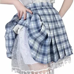 Saia de segurança jk de malha branca para seifuku escola japonesa kawaii mulheres rendas estrelas abóbora bloomers verão shorts finos lolita menina l6po #