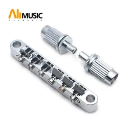 A Set 12 String Saddle TuneOMatic Bridge for LP Electric Guitar Chrome5294704