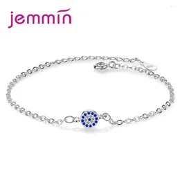 Braccialetti a maglie Bellissimo stile rotondo per donne Ragazze Regali alla moda Argento sterling 925 Zirconia cubica Prezzo di fabbrica