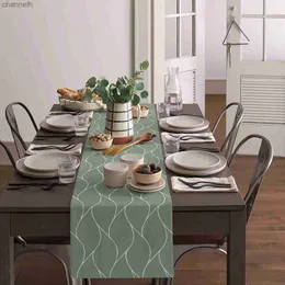 Table Runner Simple Fashionable And Modern For Dresser Farmhouse Style Dinner Party Holidays Home Decoration yq240330