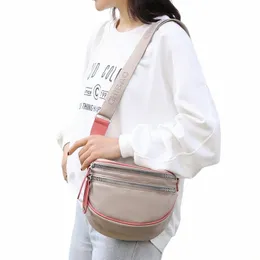 women 2023 New Nyl Wide Strap Crossbody Bag Vento Marea Saddle Shoulder Bag Quality Waterproof Soft Small Purse Handbags s4rP#