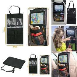 Uppgradera Auto Organizer Holder Multi-Pocket Travel Storage Tablet Mummy påsar Babybilsäte tillbaka för iPad Hanging Bag