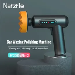 Cordless Car Polisher 2000rpm Wireless Car Polishing Machine Electric Polishing Wax Tool 4000mAh Auto Polish Waxing Machine 240321