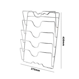 Küchenorganisatorregal Rack Wand Hanging Topf Cover Rack Fünf-Schicht-Topf Deckel Metall rostfreie multifunktionale Rack-Topf-Deckel-Lager Rack-für Metalltopfdeckel Rack