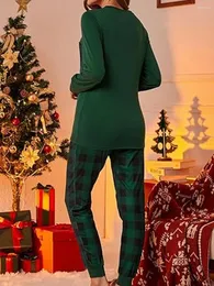 Home Clothing Yileegoo Frauen S 2 Pieceracksuits Casual Christmas Outfits Set Crewneck Pullover Sweatshirt Jogger Hosen Sweatsuit Sweatsuit