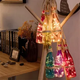 Fairy Light 5pcs/Lot светодиодные медные проволочные винные бутылка стопора стоппертока Lights House Home Decor Рождество свадьба на день рождения украшения