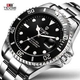 2019 Drop Tevise Top Men Men Mechanical Watch الأزياء التلقائية الفاخرة الفولاذ المقاوم للصدأ على مدار الساعة Relogio Masculino Ly1304c