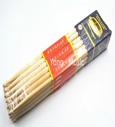 12 Pairs of Niko Maple Wood Oval Tip Drum Sticks 5A Drumsticks Wholes1586417