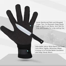 3 mm neoprenowe rękawiczki do nurkowania odporne na rozcięcie w celu wiosłowania do surfowania kajakowego kajakarstwa Spearfishing Sports