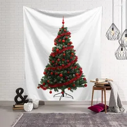 Wandteppiche, Motiv: Weihnachtsgrüner Baum, Wandbehang, Wandteppich, Stranddecke, Tischdecke, Heimdekoration, 3 Größen