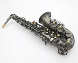 MARGEWATE ALTO EB TONE BRASS SAXOPHONE美しい黒いニッケルメッキ新しい到着eケースアクセサリーを備えたフラット楽器9699022