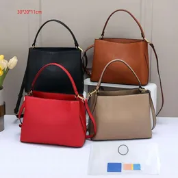 Borsa alla moda Borsa del designer Nuova borsa tote Diagonal Straddle One spalla Borsa da donna portatile con motivo litchi Borsa a secchiello di grande capacità