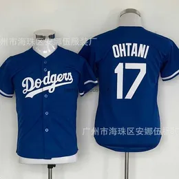 2024 Dodgers Kids Beyzbol Jersey Fan Edition No.17 Ohtani İşlemeli Japonya Takımı Shohei Otani