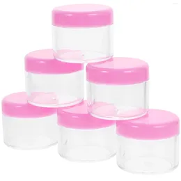 Garrafas de armazenamento 12 pcs mini recipientes com tampas hidratante dispensador plástico loção frascos até pequeno