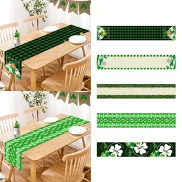 Table Cloth St. Patrick's Day Tablecloth Festive Event Scene Set Decorative MATS Christmas Runners 120 Inches Long