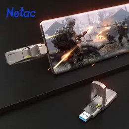 NETAC 128GB 256GB USB 3.2 Gen2 Flash Drive US5 Şifreli USB Diski Tip C Pendrive 512GB 1 TB SSD USB Stick Bellek