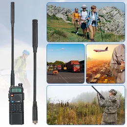 Baofeng UV-25 Gooseneck Tactical Antenna Sma-Female Dual-Band VHF UHF Goose Tube для UV-5R UV-21 Pro Quanssheng UV-K5 Ham Radio
