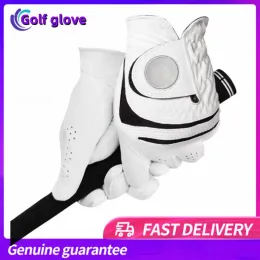 Rękawiczki 1 PC Rękawiczki golfowe Mężczyźni lewy/prawy ręka miękka oddychająca czysta owczarek przeciwłosy golf golfowy kobiety mężczyźni wygodne dopasowane rękawiczki