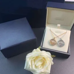 Tasarımcı Chopard mücevher Chopares Kolye Kardeş Kolye V Gold Love Bow Knot Üç Elmas Sun Moon Full Sky Star Chopin Yaka Zinciri Düz 2024