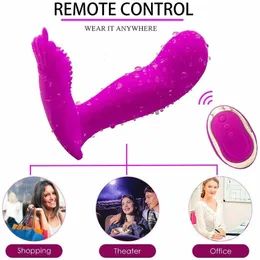 10 modalità di vibrazione GSpot vibratori a farfalla design muto impermeabile clitoride vaginale stimolatore anale massaggiatore giocattoli del sesso per donna 240320