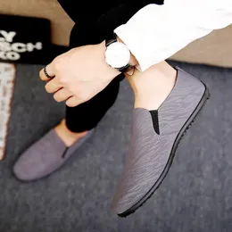 캐주얼 신발 남성용 대형 크기 슬립 남자 로퍼 스프링 프링 페 재봉 mens 디자이너 39-44