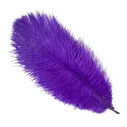 10шт/лот пурпурные перья с страусом для ремесел свадебной партии декор шлейф.