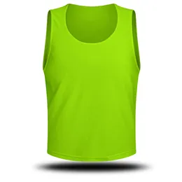 Jerseys de coletes de futebol Aldult Sports Training Bibs Vests Basketball Cricket futebol de futebol de rugby malha esportiva de esportes