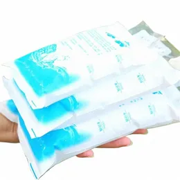 10 pezzi riutilizzabile borsa per il ghiaccio acqua Injecti glassa borsa termica dolore freddo Compr bevande refrigerare il cibo mantenere fresco gel ghiaccio secco M1Tl #