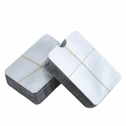 20pcs anty -RFID Portfel Blocking Reader Block Bank Uchwyt karty ID Bank Case Case Protecti Metal Karta kredytowa ALUMINUM T55O#