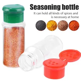 Storage Bottles 100MLSeasoning Shaker Plastic Spices Condiment Jar Salt Pepper Boxes For Kitchen Gadget Tool Organizer Container