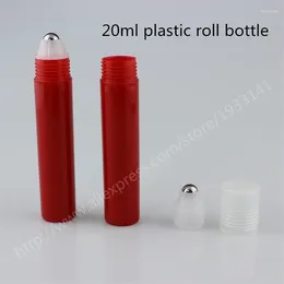 Garrafas de armazenamento 200 x 20CC Roll-on Perfume Bottle Roll no recipiente de óleo 20ml plástico com Stell ou rolo