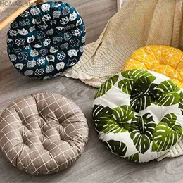 Almofado de almofada e almofada de assento de 40 cm de algodão PP Seat Cushion Circular Linen Seat usado para cadeira decoração de decoração Sofás Gardens Office e Produtos domésticos Y24