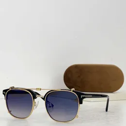 Óculos de sol homem tfs mulheres euro americana tendência removível peça externa dupla utilização óculos lentes personalizáveis ​​lentes de designer de alta qualidade ler d5e3