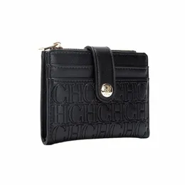 Chch Fi Retro New Women's Card Bag Office Busin Commuter Office PU Material Women’s Wallet D4Gh#