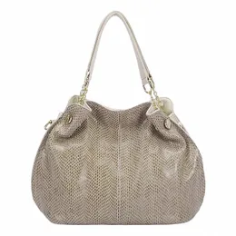 Bolsa feminina New Fi Snake Print Bolsa de pulso de ombro único Bolsa feminina portátil de grande capacidade com travesseiro 123x #