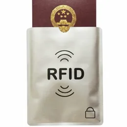 Fast Drop Ship RFID Blockering Pass Säker ärmskydd Holder Safety Shield 100% Ny Protector de Pasaporte 83kv#