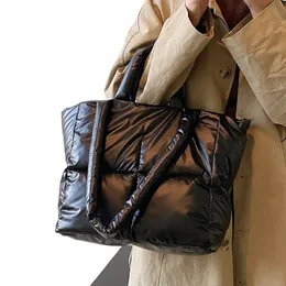 Borsa tote grande a sinistra per le donne 2022 Tendono borse e portamonete semplici borse a spalla solide ad alta capacità M5XN #