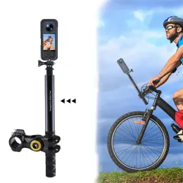 Motorradfahrradanpassung Lenkermontage Unsichtbares Selfie -Stick Fahrradmonopod für GoPro 12 Insta360 Ein R -Kamerazubehör