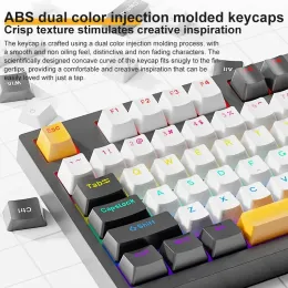 SKYLION K98 gaming keyboard and Wire Set with Variety of Lighting ...