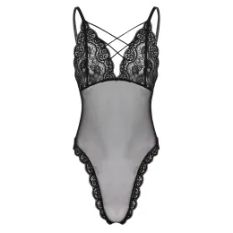 Män sissy underkläder sejet mesh spets lapptäcke bodysuit underkläder crisscross strappy justerbara remmar leotard jumpsuit