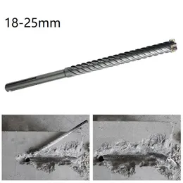 1 st 280mm SDS-Max Shank Electric Hammer Drill Bits 18/19/20/22/23/24/25mm Impact Drill Bit för murverk Betong Rock Stone