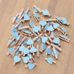 Frames 50 Pcs Labiales Que Cambian De Color Love Po Clip Wood Home Decoration Mini Bamboo